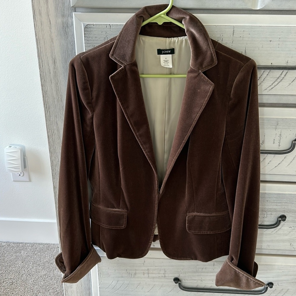 Vintage J.CREW Ecole Velvet Blazer